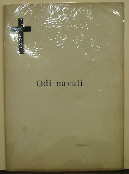 Gabriele D'Annunzio All'Armata d'Italia per la morte dell'Ammiraglio di Saint Bon. Odi Navali 1892 Napoli Tipografia Editrice di Ferdinando Bideri